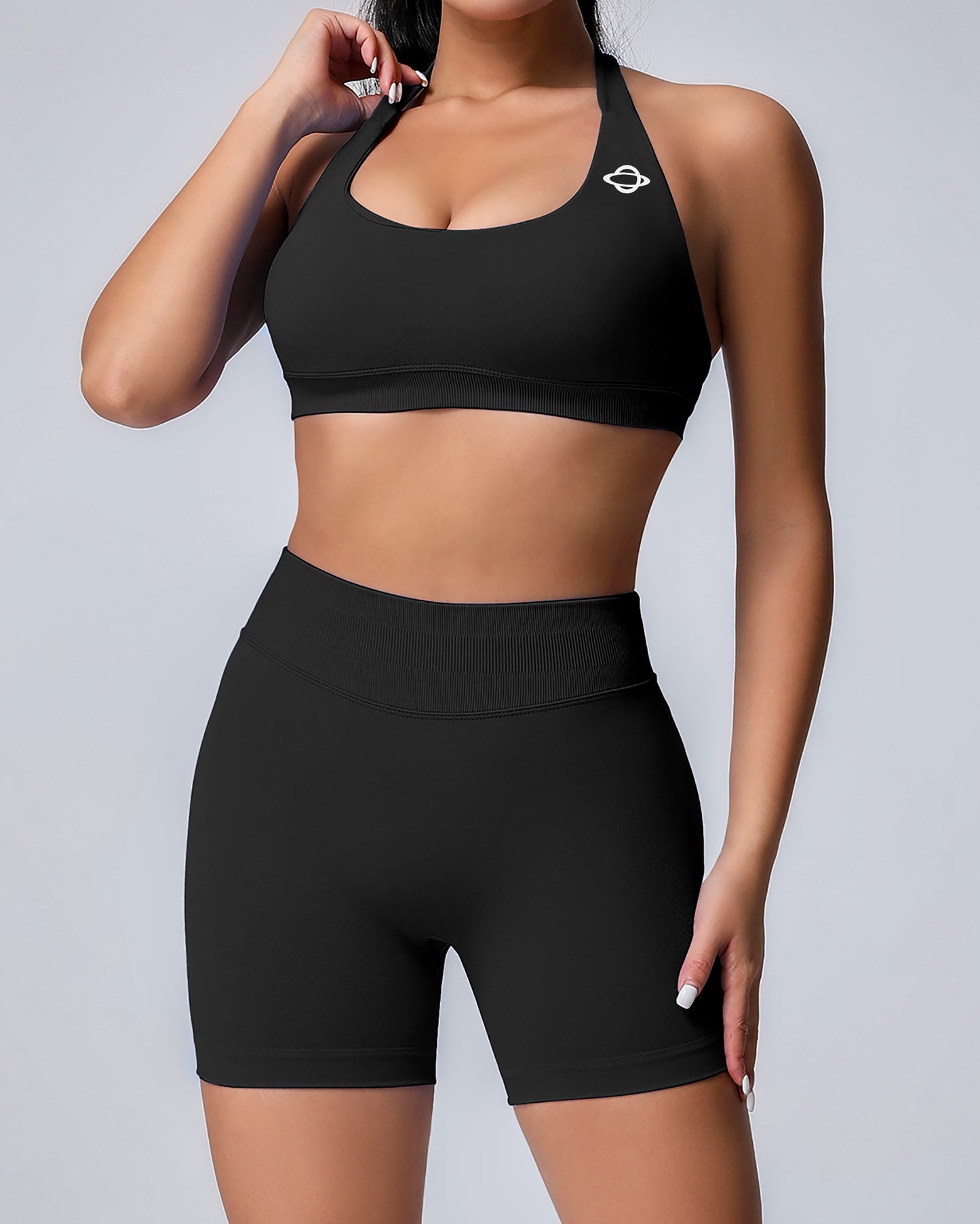 Lunar Sports Bra | Galactic Black
