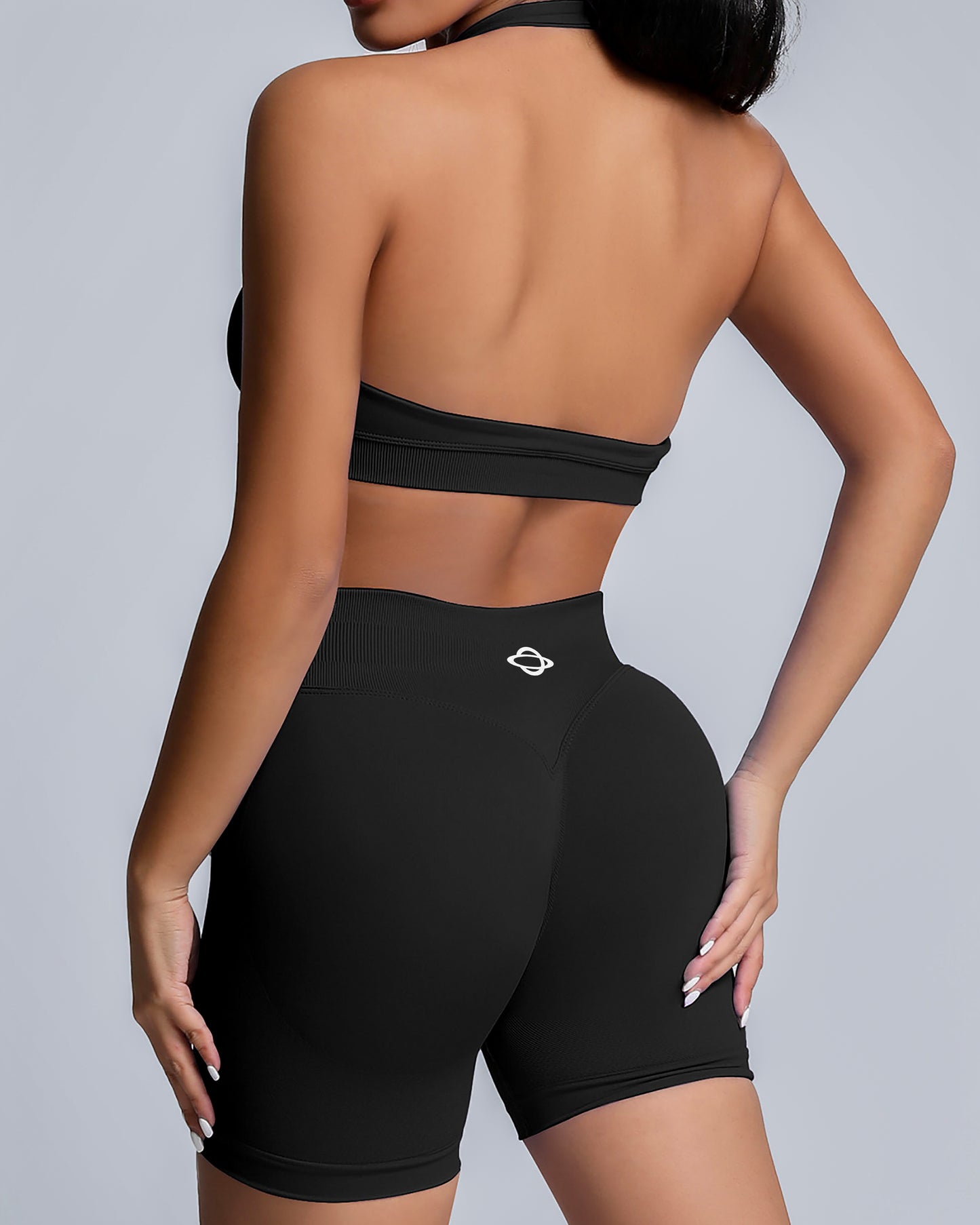 Lunar Sports Bra | Galactic Black